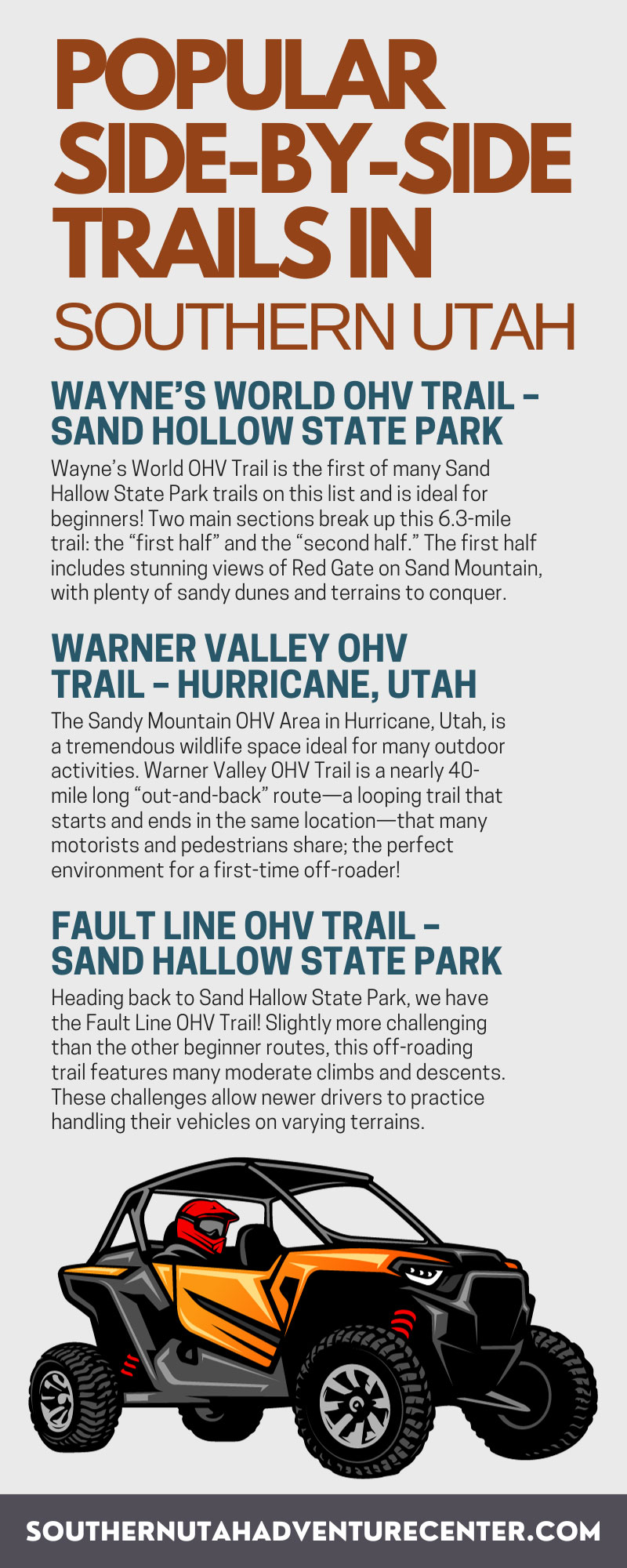 9 Popular Side-by-Side Trails in Southern Utah